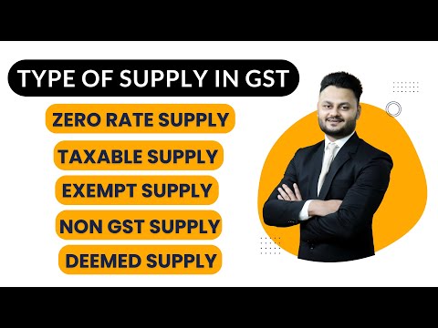 Types of Supply in GST