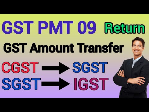 how to file gst pmt 09 for transfer of amount |  gst pmt 09 payment challan kaise bhare | in Hindi |