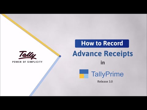 How to Record GST Advance Receipts and Adjust Advance Amount in Sales Invoice (Hindi) | TallyHelp