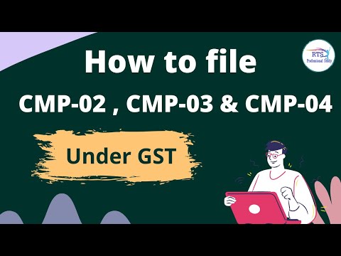 How to file GST Refund |  filing of cmp02 | how to file cmp03 | how to file cmp04