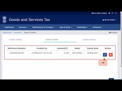 GST challan Creating and Retrieving a Challan on GST portal||ENGLISH||LIVE DEMO||