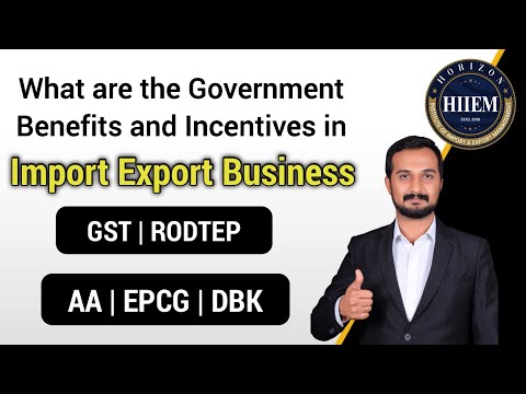 What are the Benefits and incentives in Import Export Business RODTEP GST AA EPCG | By Sagar Agravat