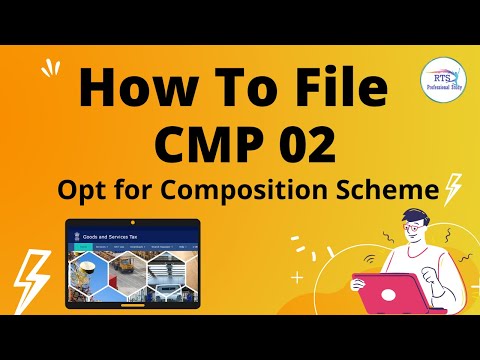 How To File CMP02 for Composition scheme on GST portal  | How to file CMP 02 | CMP02 Filing