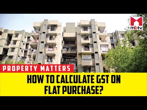 How to calculate GST on flat purchase?