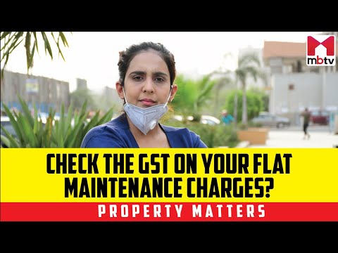 Check the GST on your flat maintenance charges?