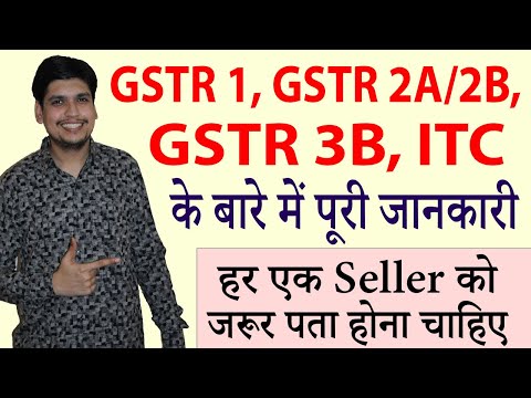 What Is GSTR 1, GSTR 2A/2B, GSTR 3B | GSTR 1 Vs 3B | GSTR 2A Vs 2B | ITC | GST For Online Sellers