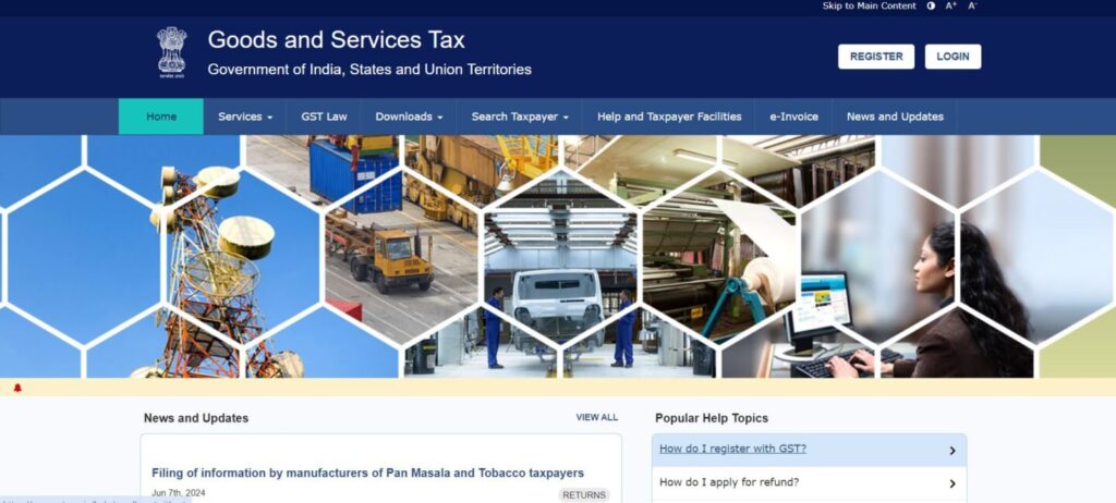 gst portal for gst