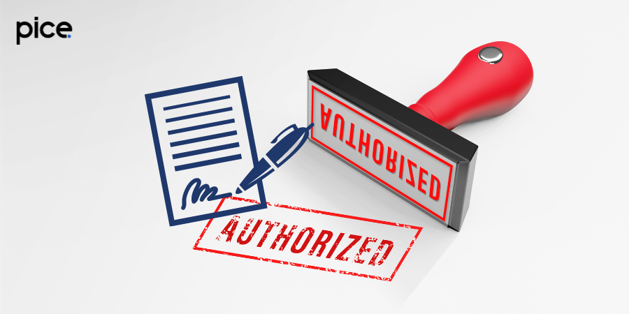 Who is an authorized signatory?