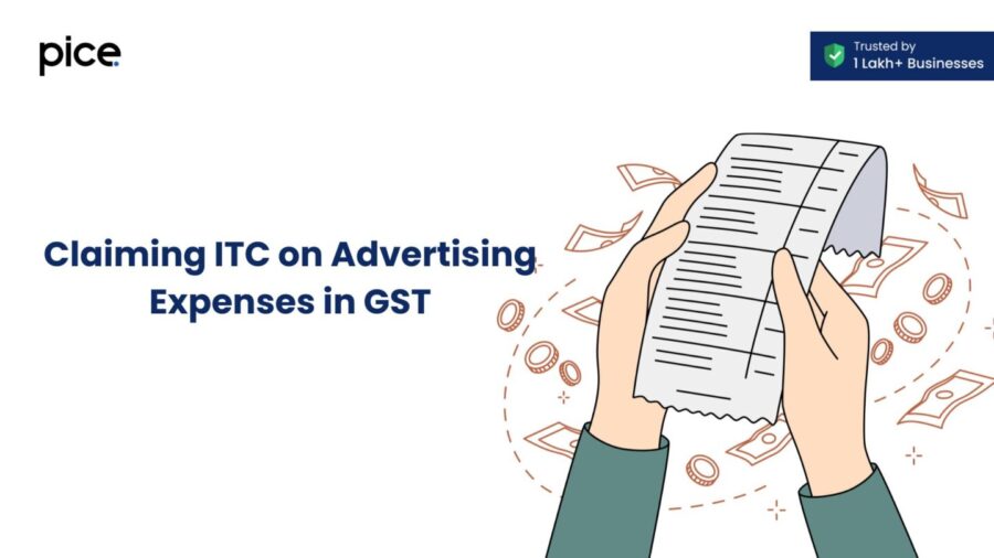 claiming itc on advertising expenses in gst