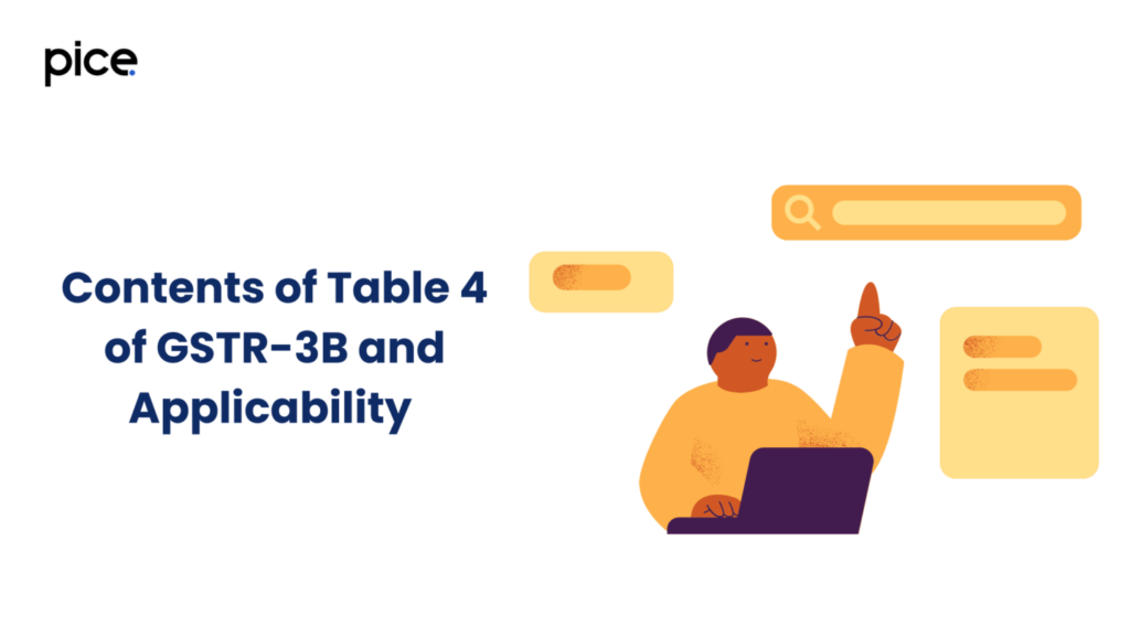 Contents of Table 4 of GSTR-3B and Applicability 