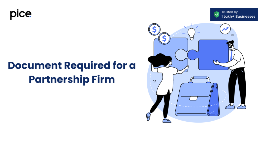 document required for a partnership firm