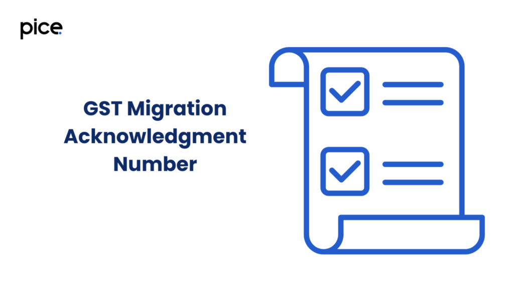 GST Migration Acknowledgment Number