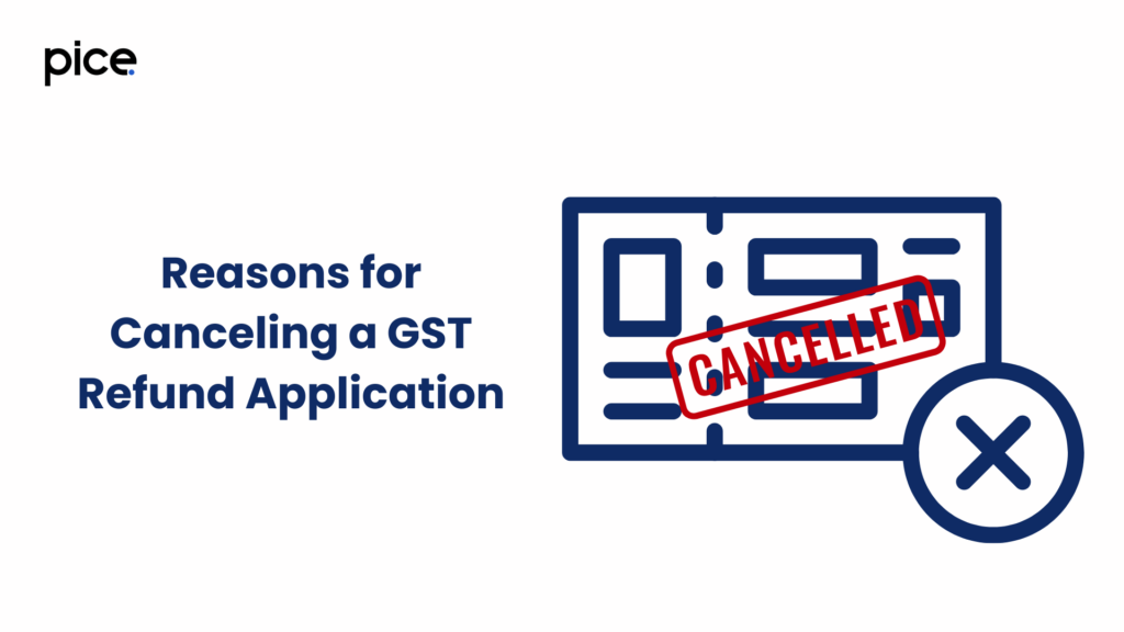 reasons for canceling a gst refund application