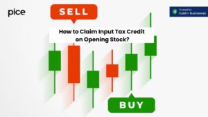 input tax credit on opening stock