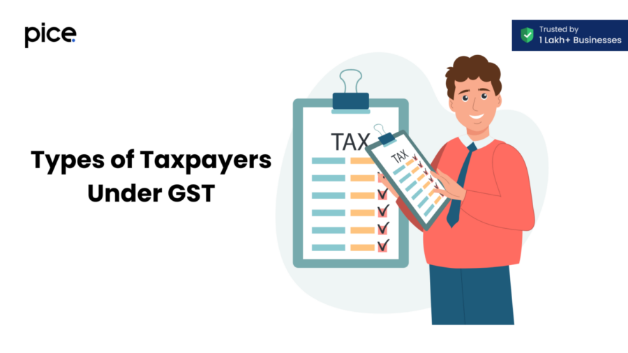 Types Of Tax Payers In GST // Pice