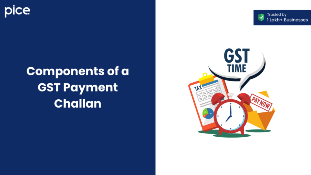 Components of a GST Payment Challan