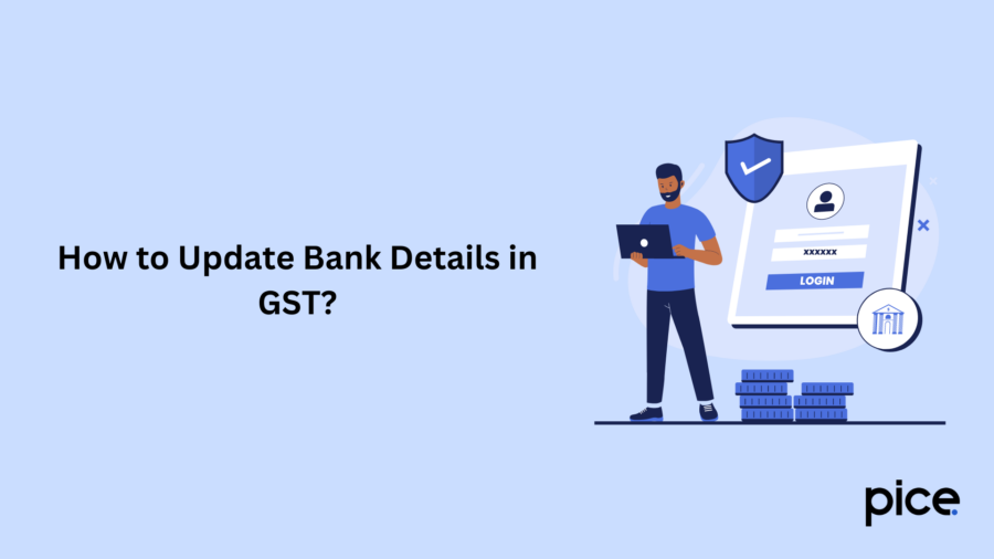 how to update bank details in gst?