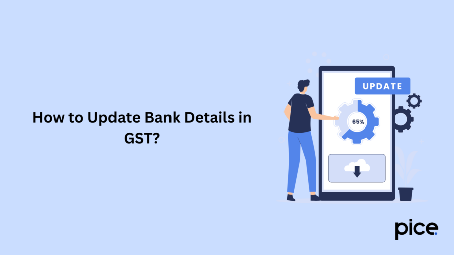 how to update bank details in gst?