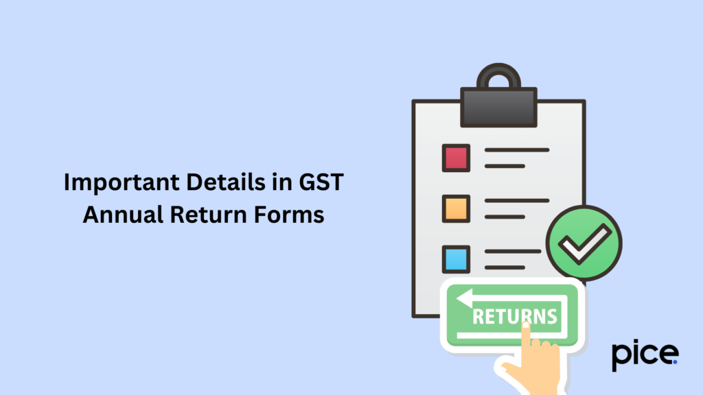 Important Details in GST Annual Return Forms