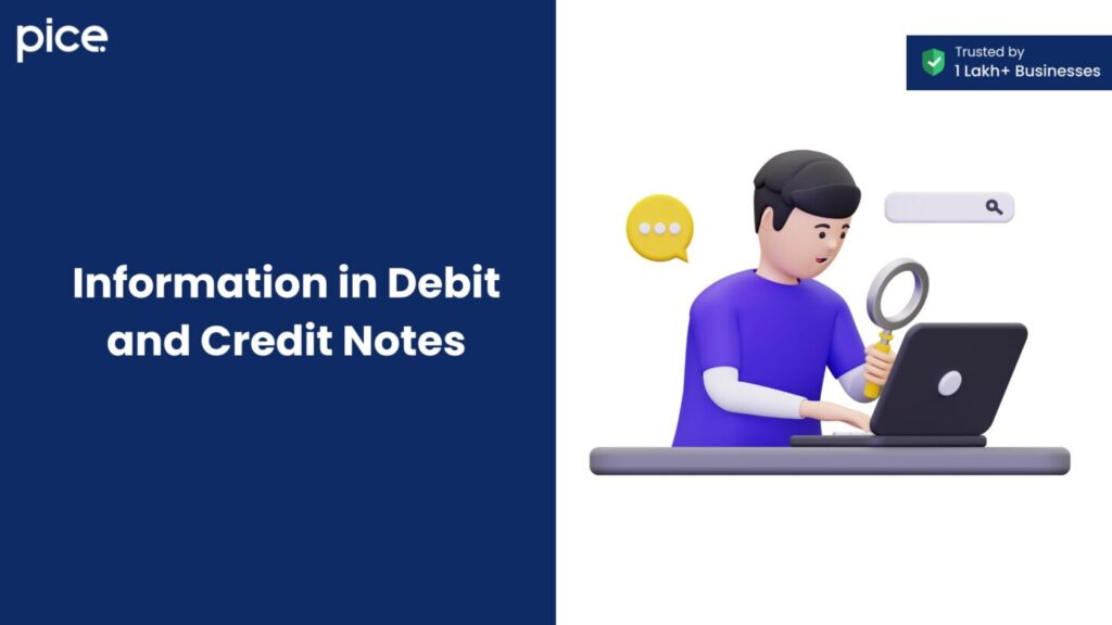 information in debit and credit notes