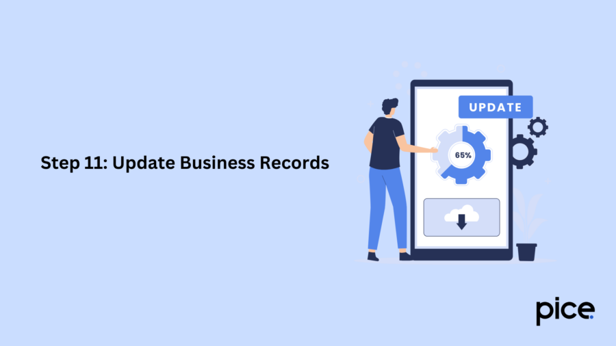 step 11 update business records