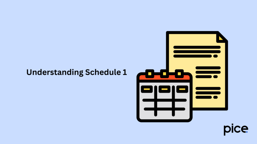 understanding schedule 1