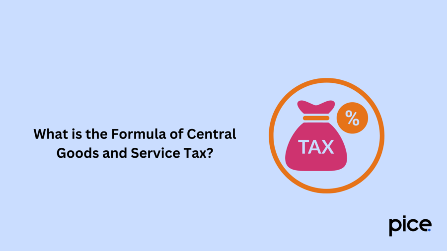 What is the Formula of Central Goods and Service Tax