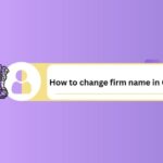 how to change firm name in gst?