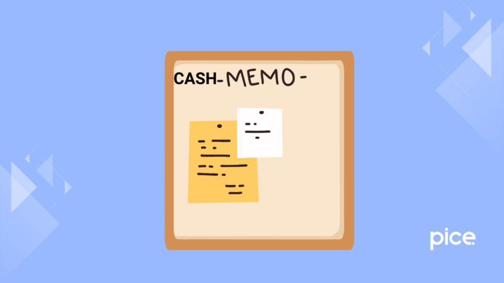 what is cash memo?