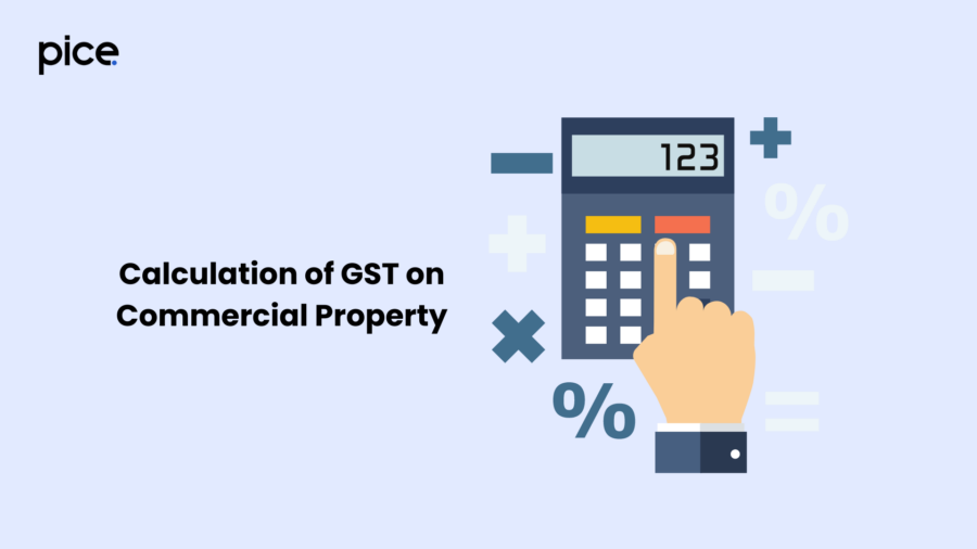 calculation of gst on commercial property