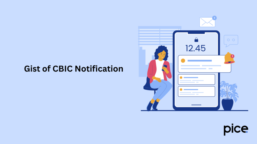 gist of cbic notification 