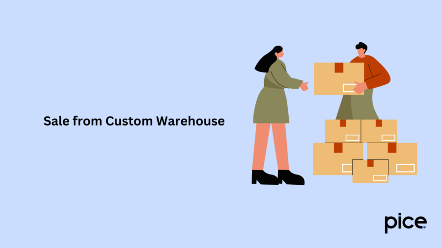 sale from custom warehouse