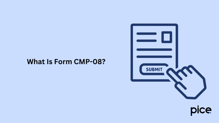 what is form cmp-08?