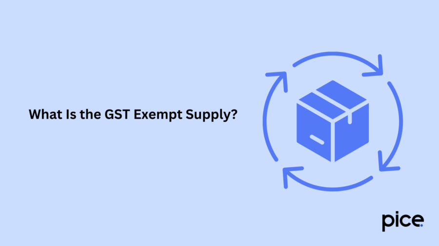 what is the gst exempt supply?