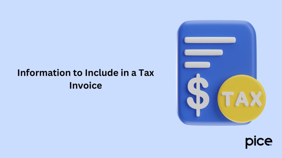 Information to Include in a Tax Invoice