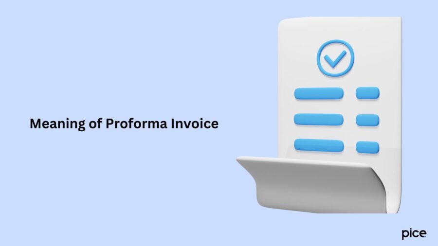 Meaning of Proforma Invoice