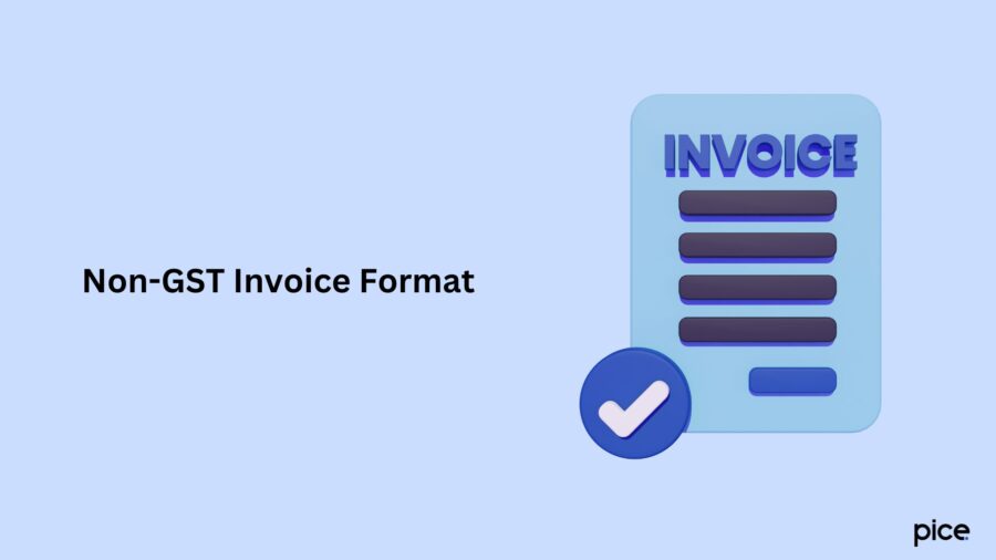 Non-GST Invoice Format