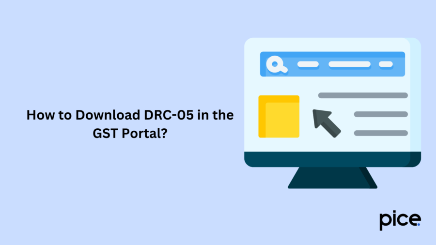 How to Download DRC-05 in the GST Portal?