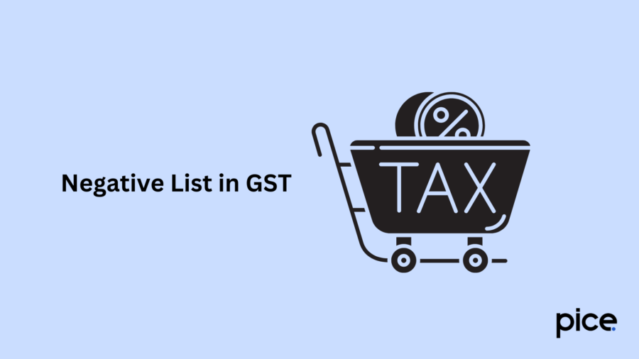 Negative List in GST