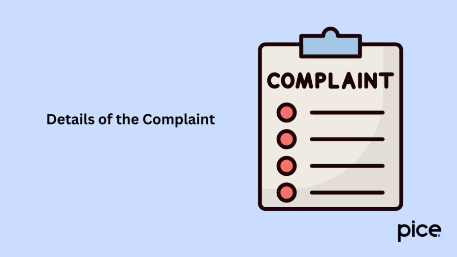 Details of the Complaint