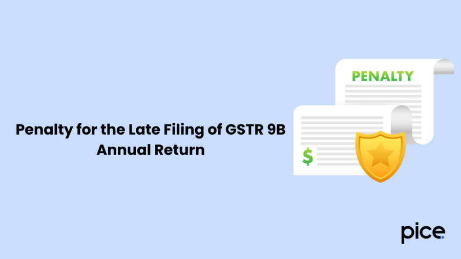 Penalty for the Late Filing of GSTR 9B Annual Return