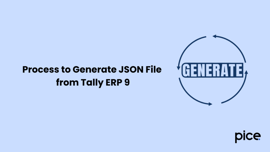 Process to Generate JSON File from Tally ERP 9