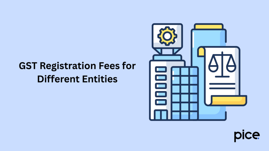 GST Registration Fees for Different Entities