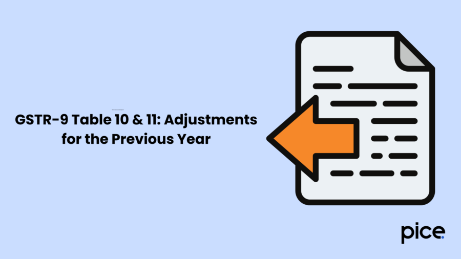 GSTR-9 Table 10 & 11: Adjustments for the Previous Year