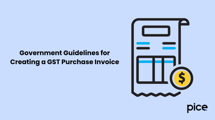 Government Guidelines for Creating a GST Purchase Invoice