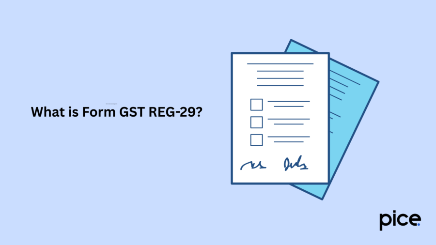 What is Form GST REG-29?