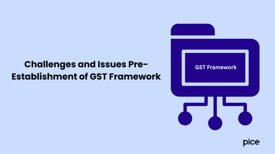 Challenges and Issues Pre-Establishment of GST Framework