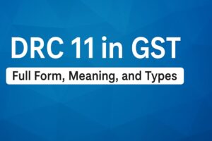 drc 11 in gst