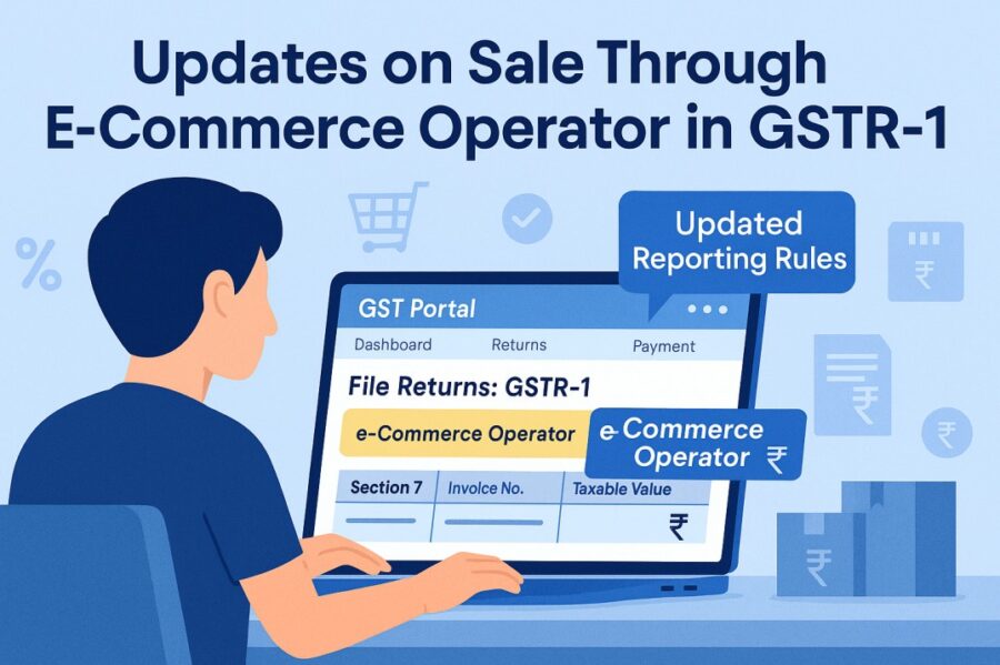 discover updates on sale through e commerce operator in gstr 1 1 discover updates on sale through e commerce operator in gstr 1
