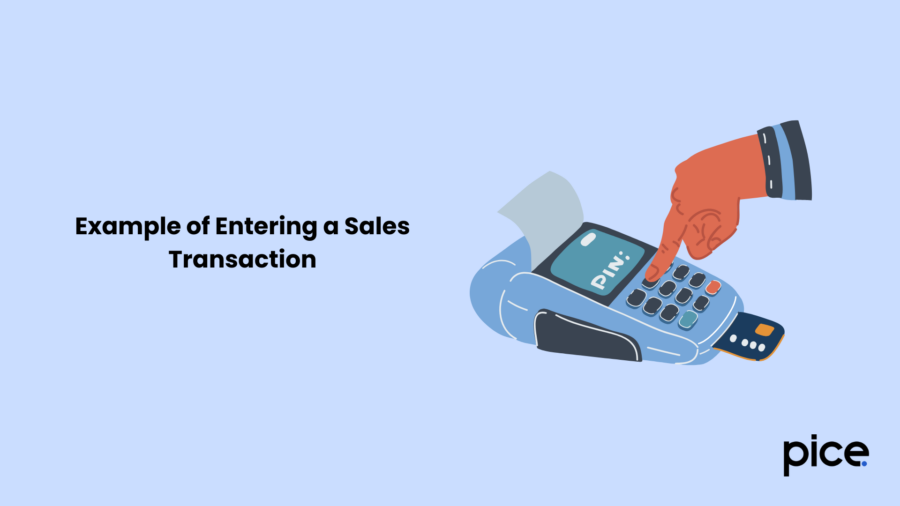 Example of Entering a Sales Transaction